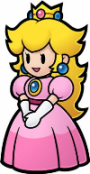 Peach dans Paper Mario: La Porte Millnaire