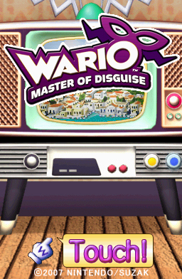 Ecran Titre de Wario: Master of Disgusie