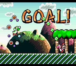Les Goal à la Yoshi's Island